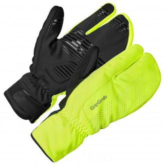 GripGrab Ride Windproof Deep Winter Lobster Gloves Handschuhe - Unisex | gr&uuml;n/schwarz
