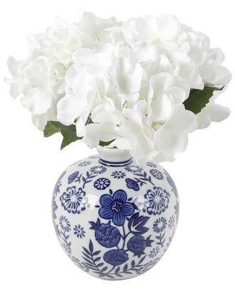 Flora Bunda Hydrangea in Chinoiserie