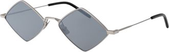 Saint Laurent Unisex Sunglasses Sl302 Lisa Silver Silver-Silver-Silver Metal Silver/silver/silver