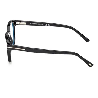 Tom Ford Sunglasses, unisex, Black, Size: 49 MM Clip-on Optical Frame