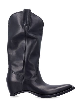 Maison Margiela Flache Schuhe Schwarz