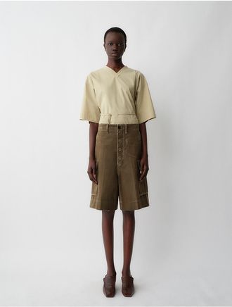 Calvin Klein Womens Tamsin Shorts - Dark Brown - M
