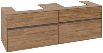 Villeroy & Boch Collaro Meuble Sous-lavabo, Pour 2 Lavabos