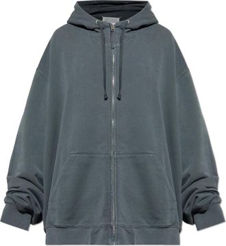 Maison Margiela Hoodie - Heren - Vesten met rits - Grijs - S - Katoen - Hoodies & sweatvesten