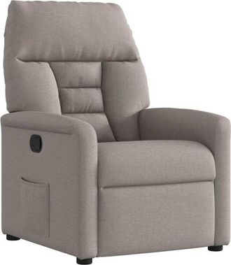 vidaXL Sill&oacute;n Reclinable De Tela Gris Taupe Vidaxl