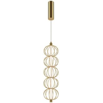 Maytoni Maytoni Golden Cage Lámpara de techo colgante moderna dorada 3000K 1050lm