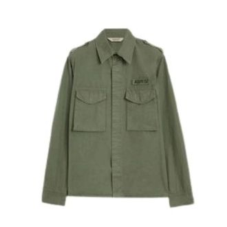 Aspesi Casual Shirts, male, Green, Size: 2XL Aspesi Shirts Green
