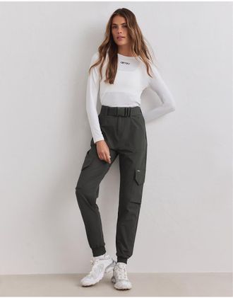 Aim'n pantaloni cargo verde edera scuro