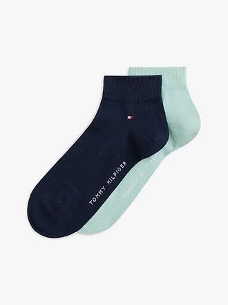 Tommy Hilfiger 2-Pack Flag Embroidery Ankle Socks