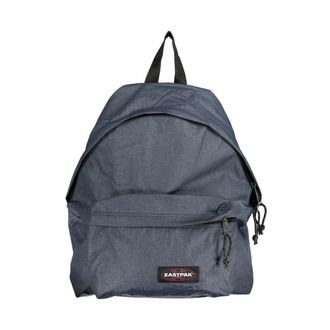 Eastpak Backpacks, unisex, Blue, ONE SIZE, Blue Padded Backpack with Applique