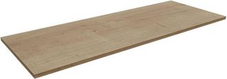 Saniclass Tops Topblad - 121x46x2cm - eiken natural