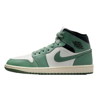 Nike Air Jordan 1 Mid Sail/Jade Smoke-Anthracite BQ6472-130 Womens