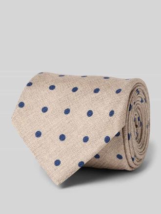 Altea Krawatte mit Label-Detail in Beige, Gr&ouml;&szlig;e 1