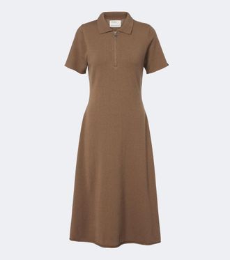 Extreme Cashmere N&deg;497 Georgia cashmere-blend polo dress