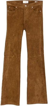 Frame Denim Dames, Broeken, Bruin, Maat: W26 Leer