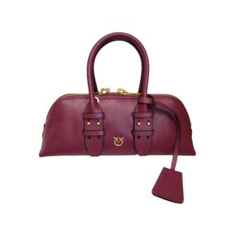 Pinko Pinko, Dames, Tassen, Bruin, Maat: ONE Size Katoen