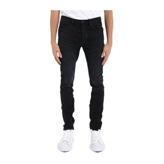 Purple Skinny Jeans, male, Black, Size: W34 Hotfix Logo Skinny Jeans