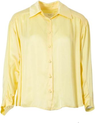 Brand Unique Shirt met lange mouwen - Dames - Overhemden - Geel - S - Overhemden