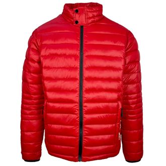 Plein Sport Mens Plain Padded Red Jacket - Size X-Large