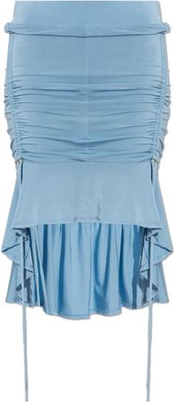 Charlotte Knowles Gonna Asimmetrica Cu - - Skirts - Donna - Blu - XS