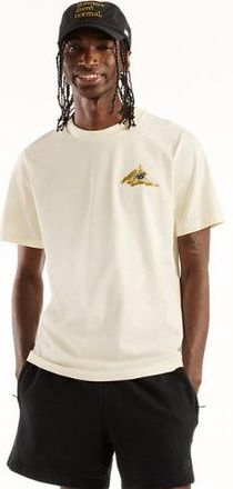 New Balance Uomo Marathon du Mont Blanc Graphic T-Shirt 2 in Beige, Maglia di Poliestere, Taglia XL