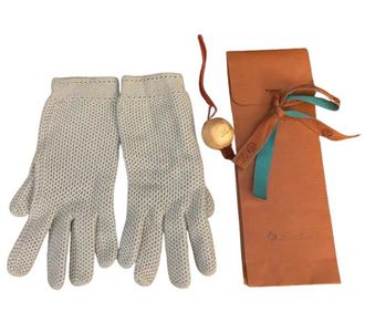 Loro Piana Cashmere Knit Gloves Size S
