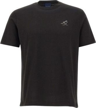 Paul & Shark Katoenen Jersey T-shirt - Heren - T-shirts - Zwart - 2XL - Katoen - Tops