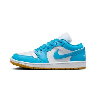 Nike Jordan Fitness, Dames, Blauw, 38 1/2 EU, Leer, Air 1 Low