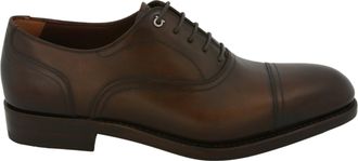 Ferragamo Baron Leather Oxfords