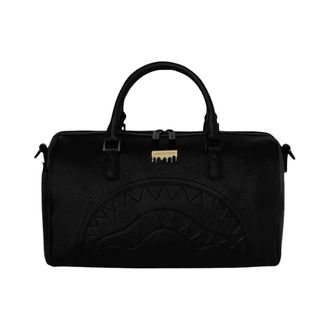 Sprayground Gold Brick Luxe Mini Duffle - Heren - Weekendtassen - Zwart - ONE Size - Leer - Tassen
