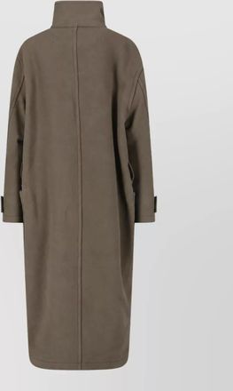Christophe Lemaire wool belted single-breasted coat