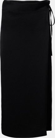 Calvin Klein Hallie striped midi skirt