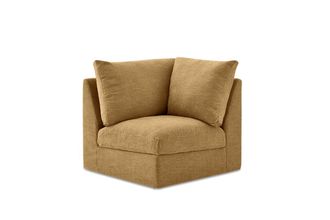 Castlery Slipcover Storage Corner Sofa - Brown | Agnes by Castlery