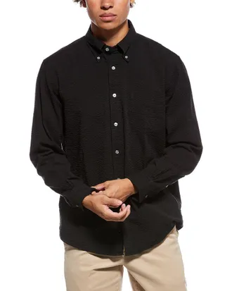 Brooks Brothers Solid Seersucker Shirt