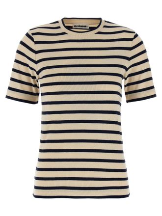 Jil Sander Womens Striped T-Shirt