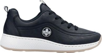 Rieker Schoenen, Dames, Blauw, 39 EU, Casual Sneakers
