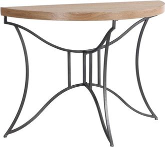 VENTE-UNIQUE.COM Mesa consola efecto madera color natural claro
