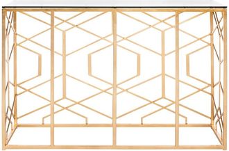 Safavieh Couture Sean Gold Leaf Console Table