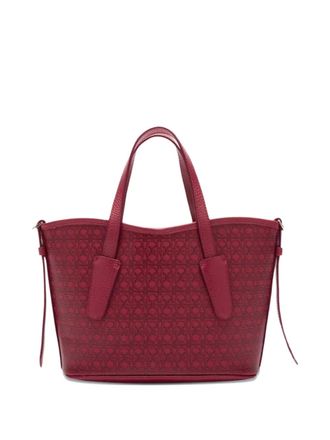 Coccinelle monogram-pattern shoulder bag - Red