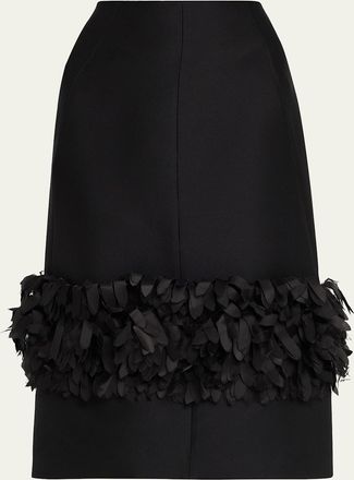 Toteme Petal Embellished Pencil Skirt