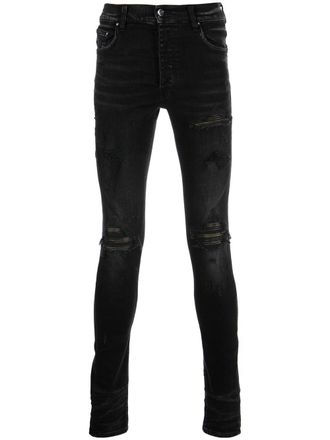 Amiri distressed skinny jeans - Black