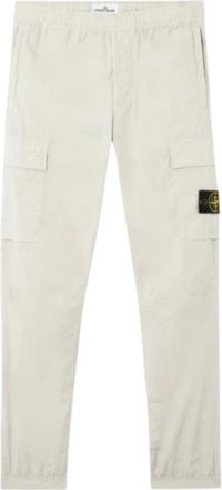 Stone Island Heren, Broeken, Beige, Maat: W31 Katoen