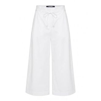 Jacquemus Cropped Trousers, female, White, Size: 2XS Le Short Marin