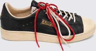 Autry Sneakers Dallas Vintage in pelle liscia con ricami ed effetto usurato