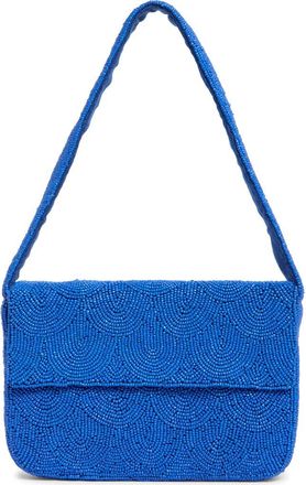 Jessica McClintock Emerson Beaded Shoulder Bag in Blue at Nordstrom Rack