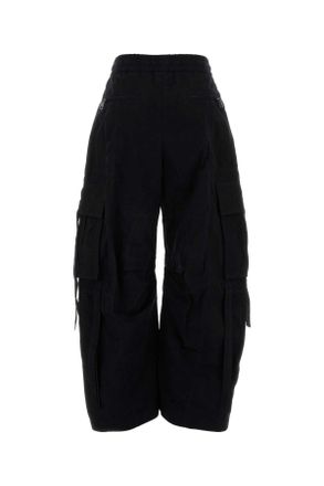 Dolce & Gabbana Womens Black Cotton Blend Cargo Pant Nero Pantaloni