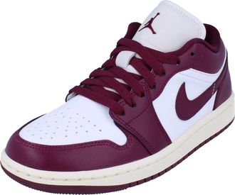 Nike Womens Air Jordan 1 Low Trainers - White - Size UK 4