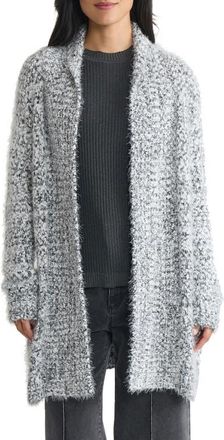 Jones New York Shawl Collar Cardigan in Jones White /Jones Black at Nordstrom, Size X-Large