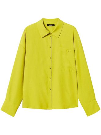 Twin-Set crêpe de chine shirt - Yellow