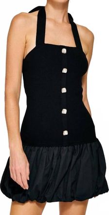 Line & Dot Ramona Mini Dress In Black